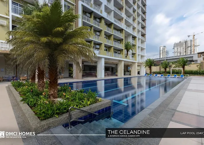 Unit With Balcony At The Celandine Qc 公寓 马尼拉