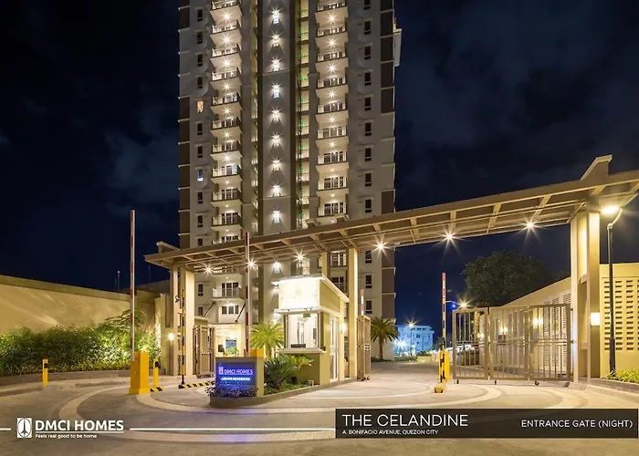 Unit With Balcony At The Celandine Qc Apartment Manila